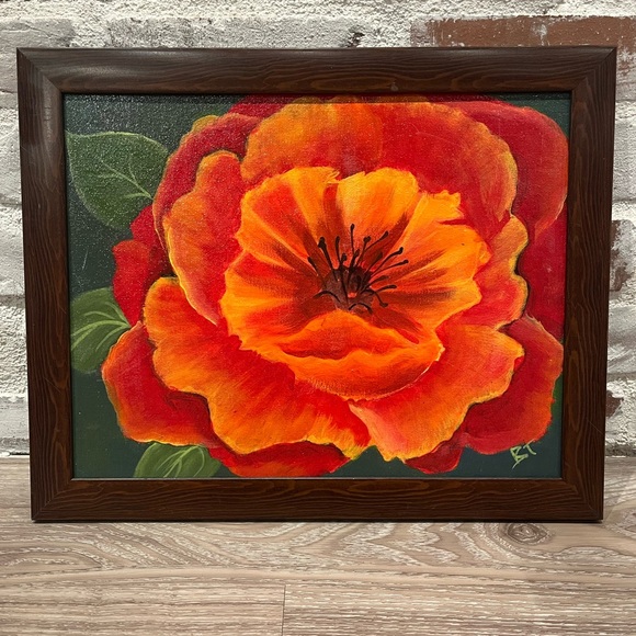 Framed flower